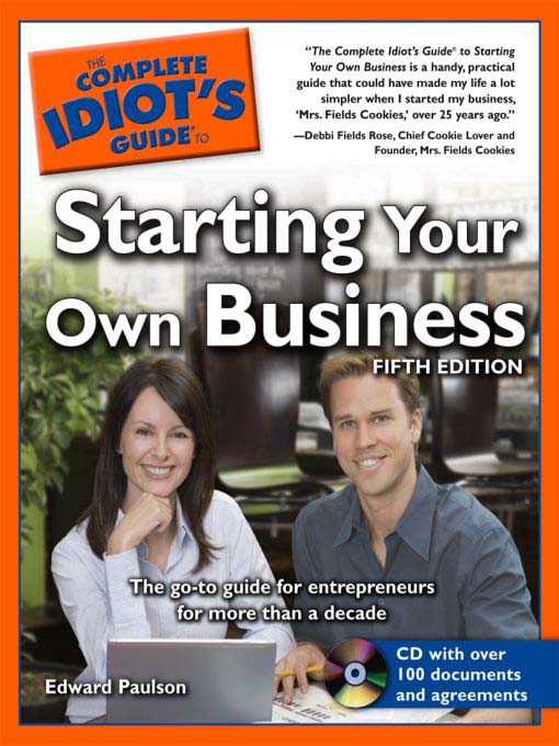 Title details for The Complete Idiot's Guide to Starting Your Own Business by Edward Paulson - Available